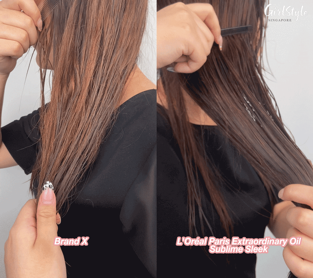 Wet combing test for Loreal