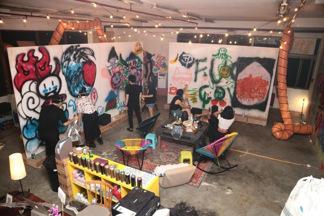 Heaven Spot Singapore graffiti art studio