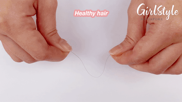 Hair stretching test for Loreal