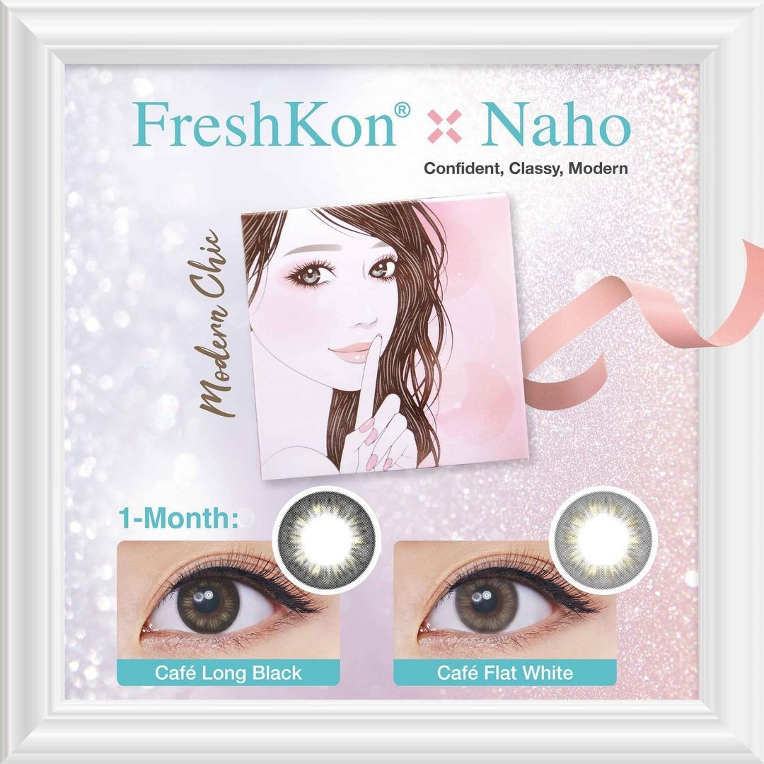 Freshkon Naho Singapore Cafe Long Black Cafe Flat White contact lens