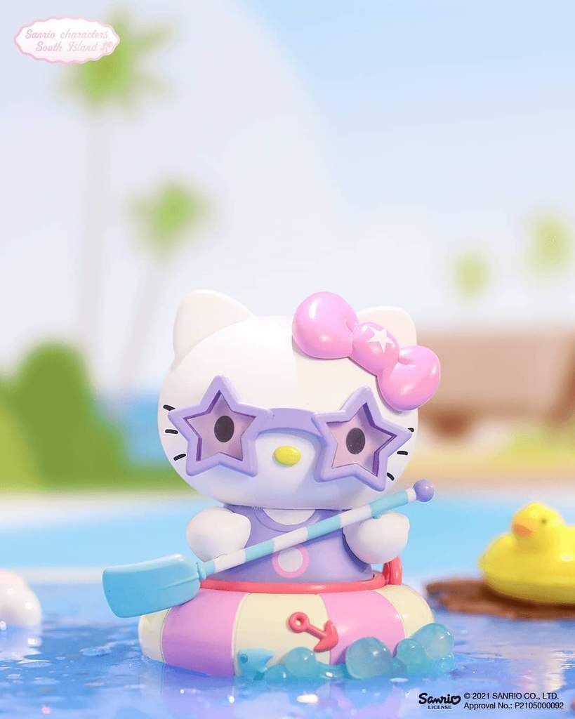 POP MART Hello Kitty kayaking