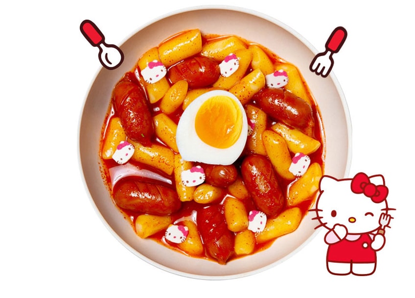 Hello Kitty Topokki spicy with sausages