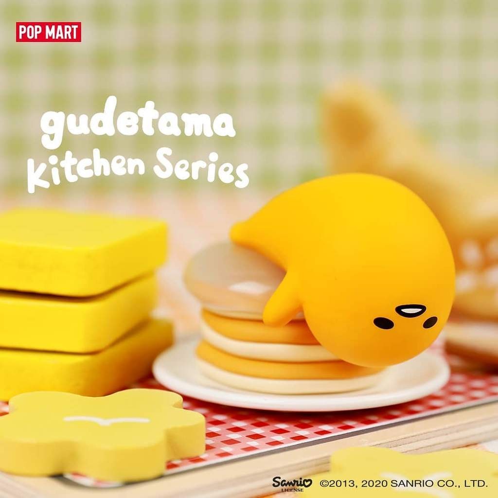 POP MART Gudetama on pancakes