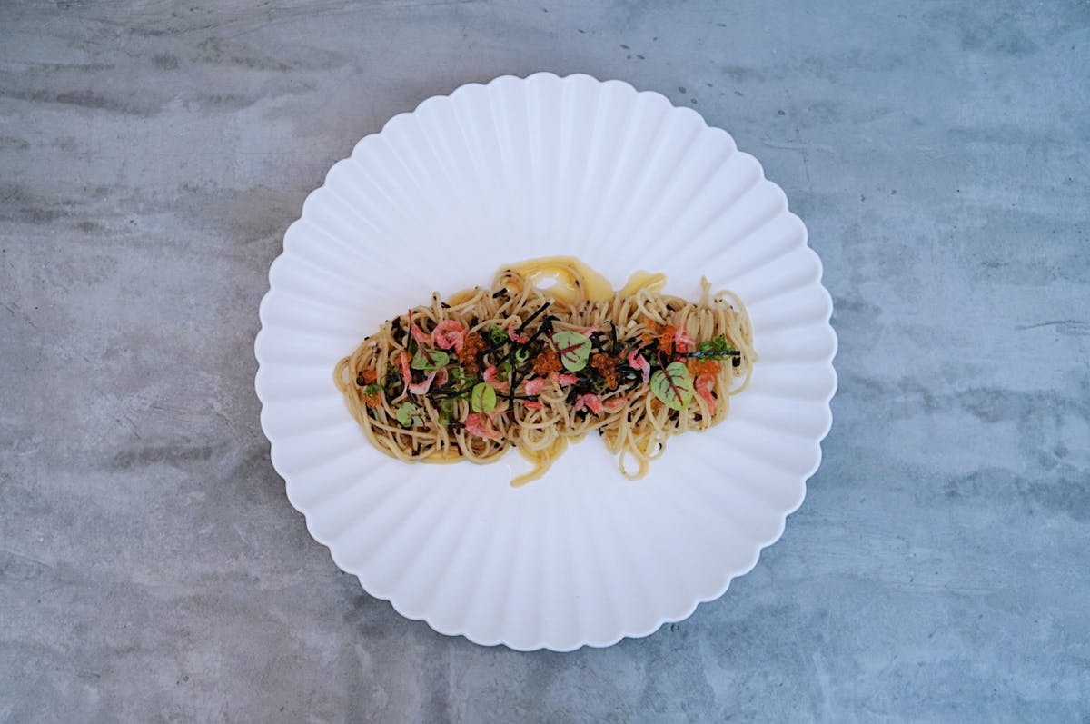 angel hair pasta at syip cafe singapore