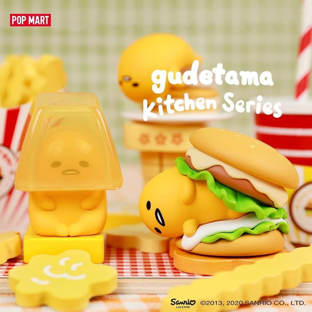 POP MART Gudetama hamburger