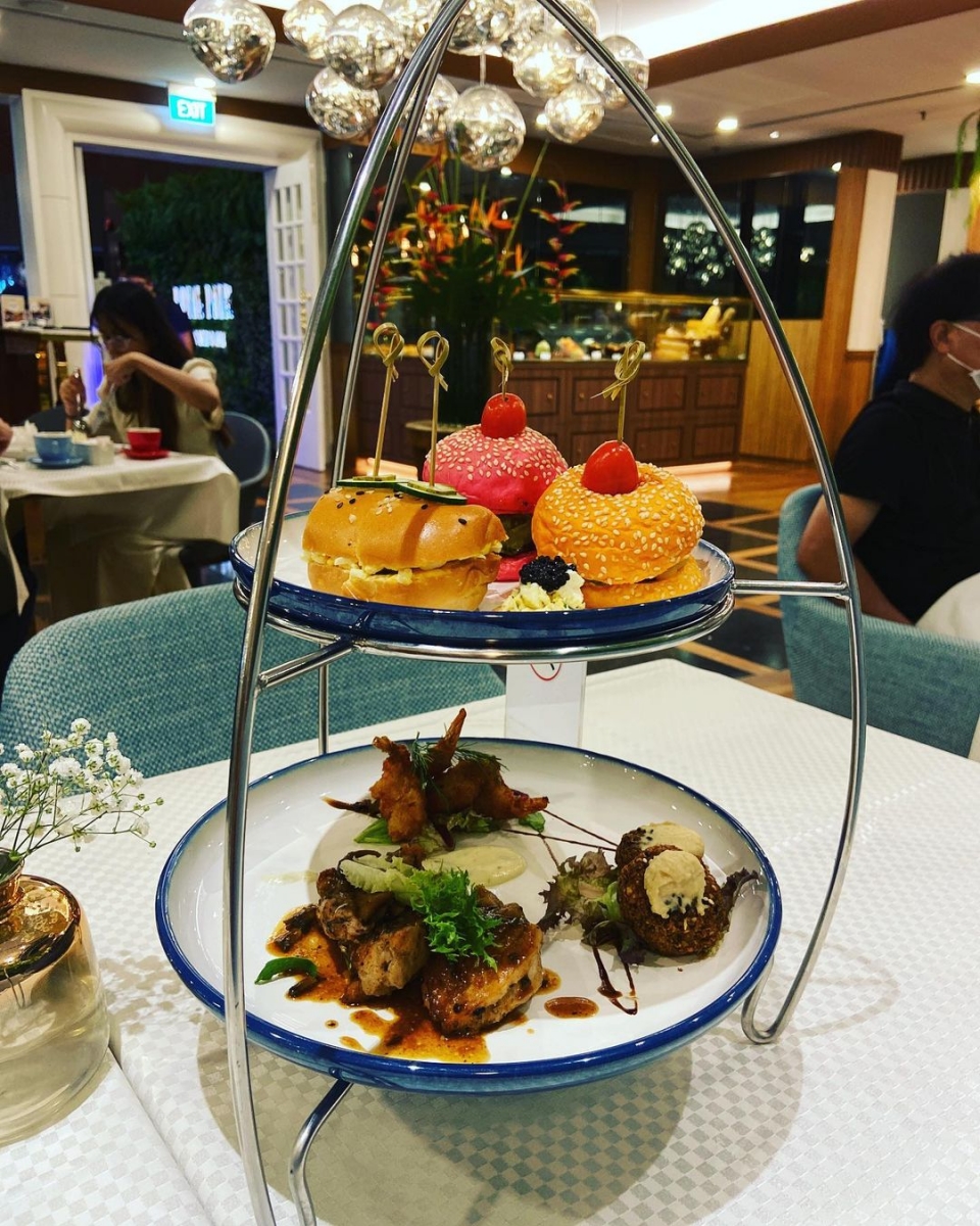 afternoon tea food at Royal Palm Meat & Dine singapore