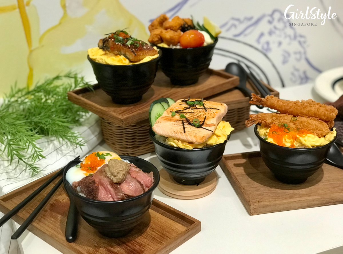 gram cafe waterway point donburi mini rice bowls