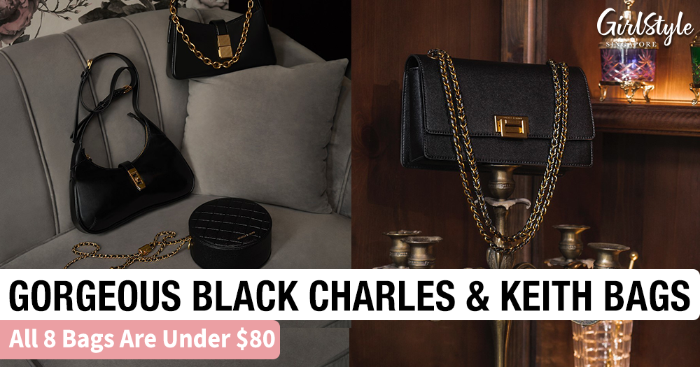 Black Charles \u0026 Keith Mini Bags 