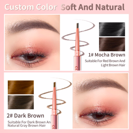 Colorkey x Hello Kitty eyebrow pencil shades 1 & 2