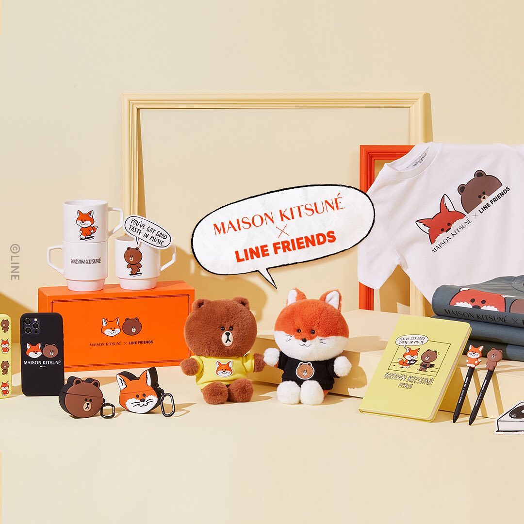 Maison Kitsuné x LINE FRIENDS