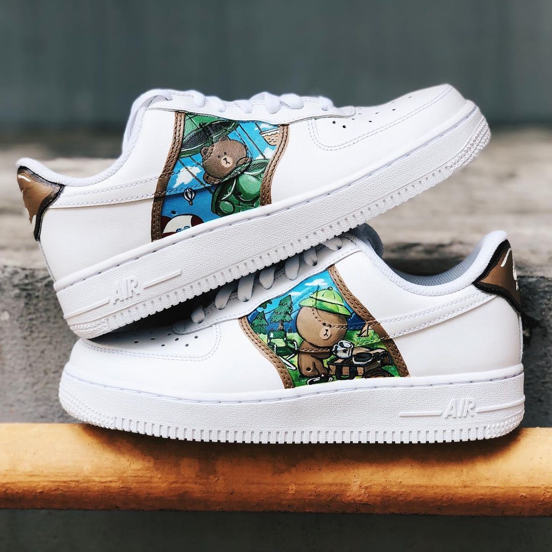 Shixian LINE FRIENDS customised sneakers