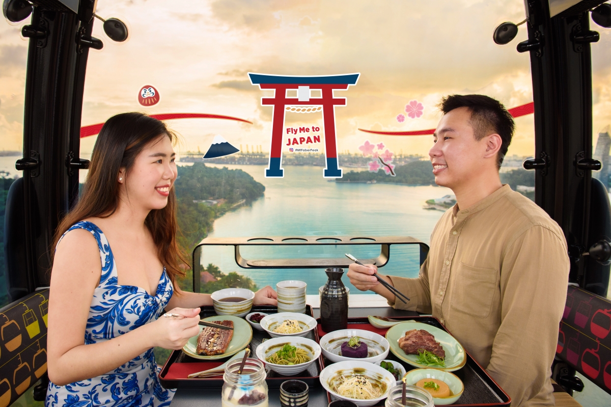 One Faber Group Fly Me to Japan couple dining