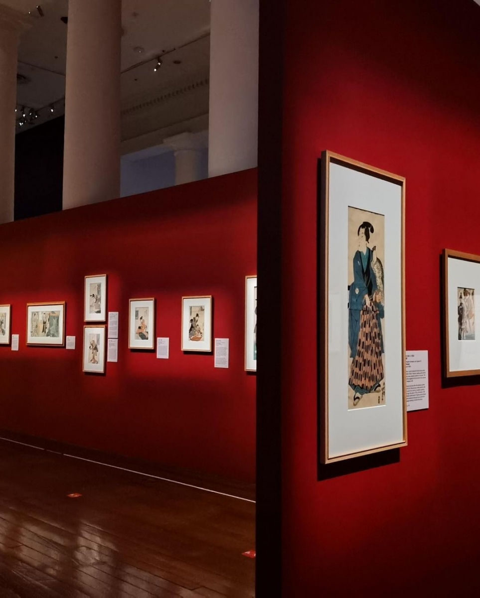 paintings at asian civilisations museum singapore life in edo exhibition