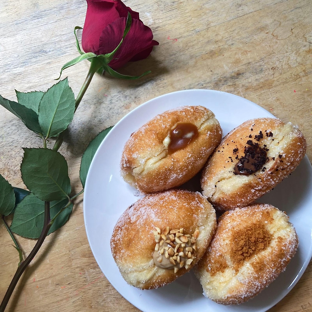 Fluff Bakery bombolonis four flavours