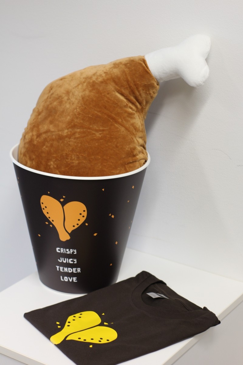 mcdonald's singapore chicken mccrispy drumstick plushie tshirt