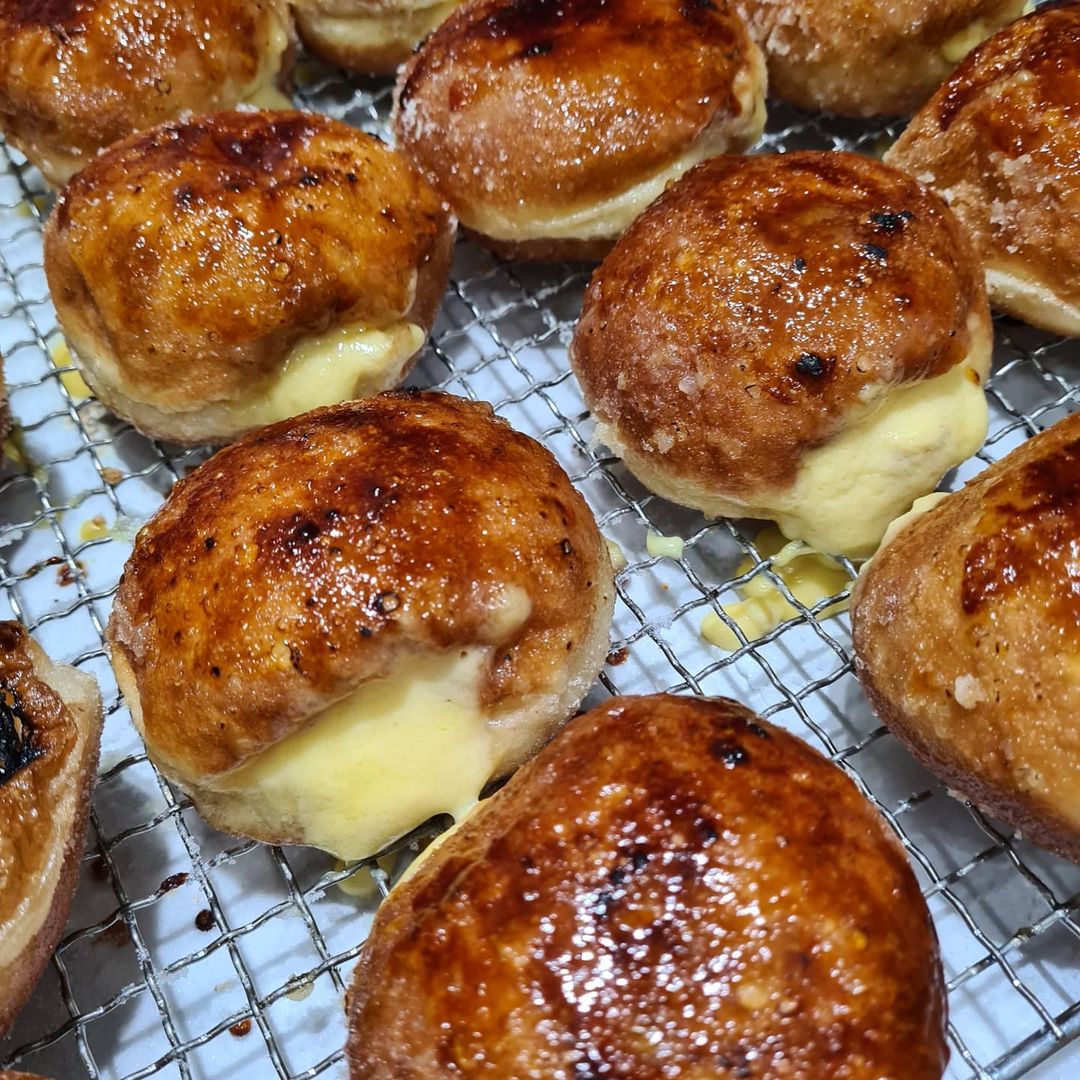 Doughnut Shack creme brulee bomboloni
