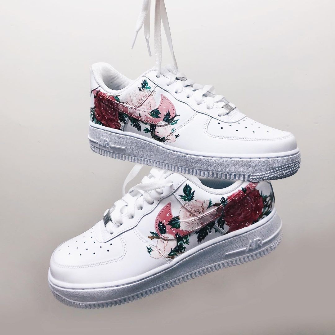 Shixian floral customised sneakers