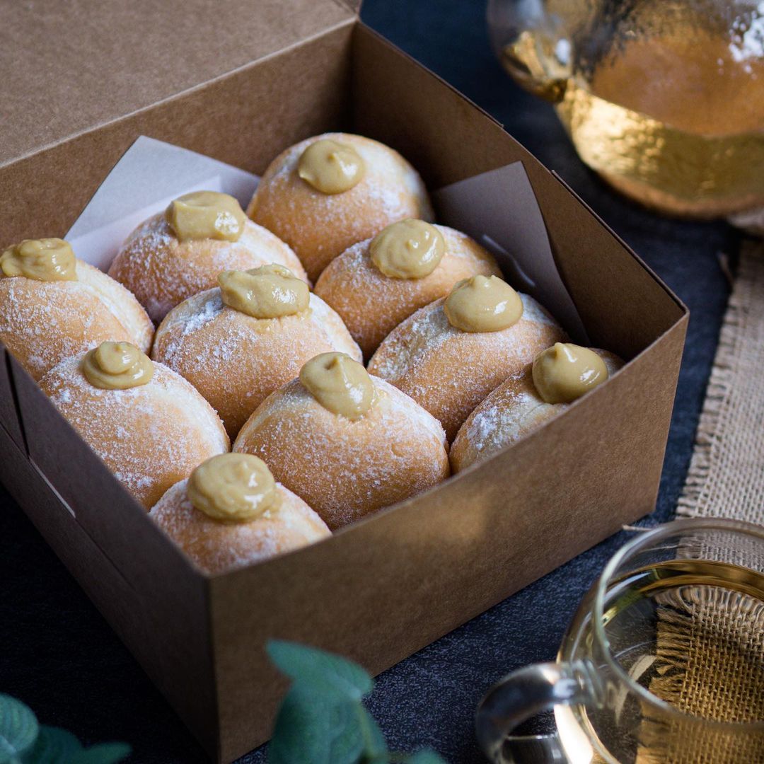 Welovedelish durian pengat bomboloni