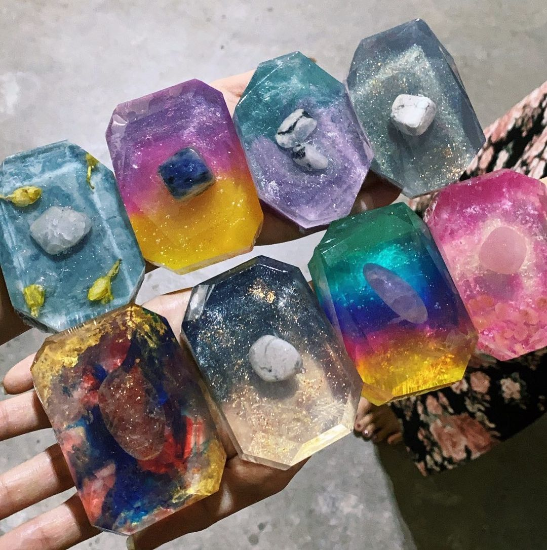 Crystal soap making workshop Singapore