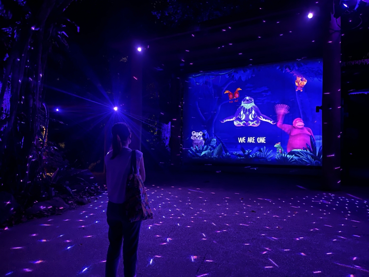 Rainforest Lumina closing display