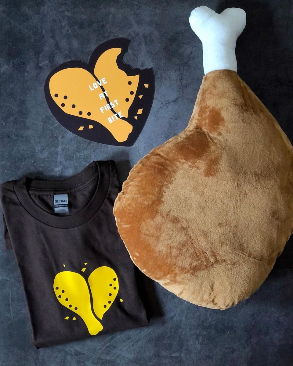 mcdonald's singapore chicken mccrispy drumstick plushie tshirt