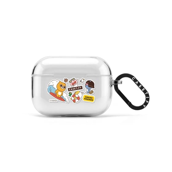 CASETiFY x KAKAO FRIENDS clear AirPods Pro case