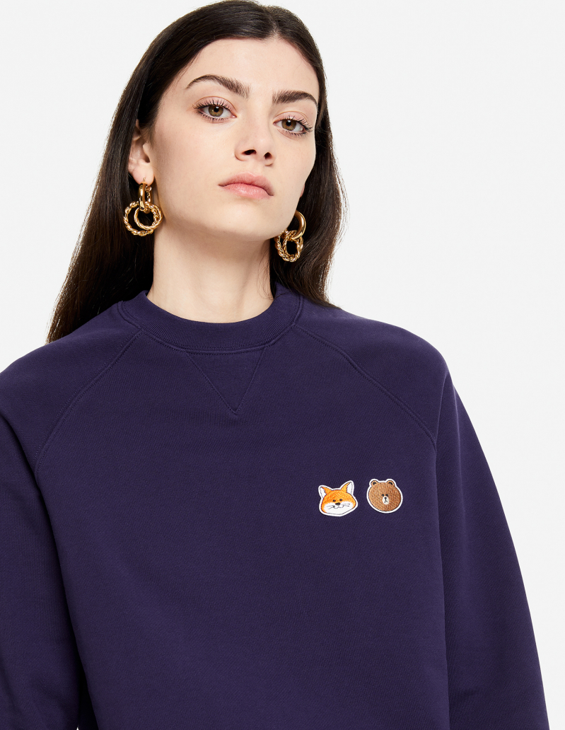 Maison Kitsuné navy blue sweatshirt