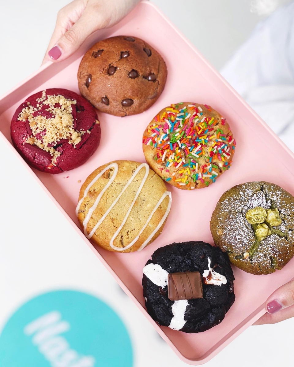 nasty cookie different flavours in a box