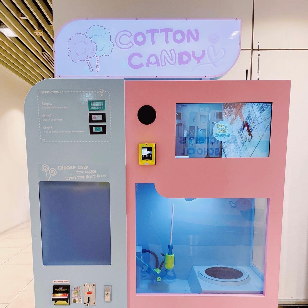 Cotton candy vending machine Singapore