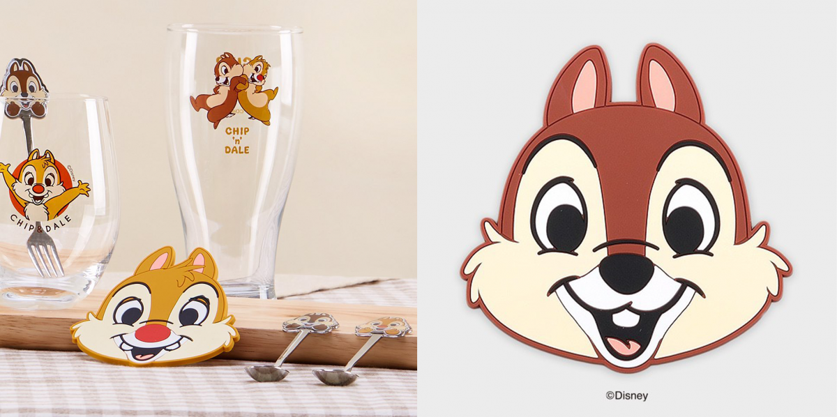 Daiso x Disney Chip 'n'Dale coasters singapore