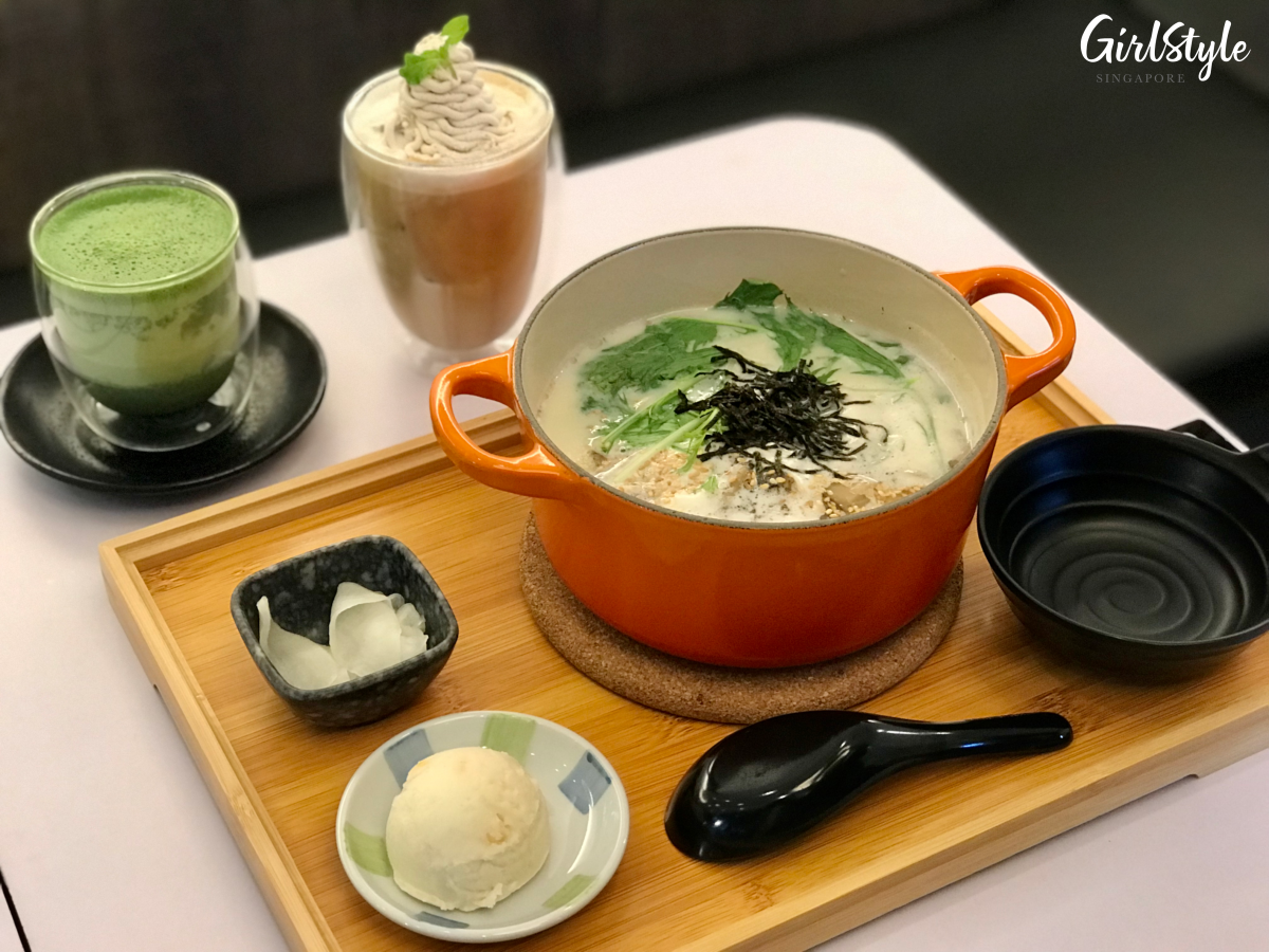 chicken truffle cha nabe udon cafe kuriko singapore