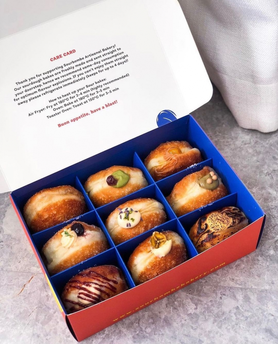 Sourbombe Artisanal Bakery bomboloni