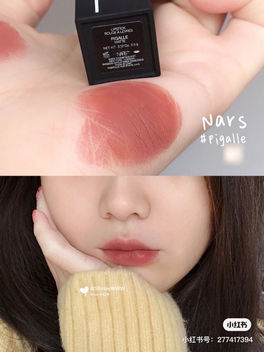 NARS Cream Lipstick in Pigalle milk tea singapore