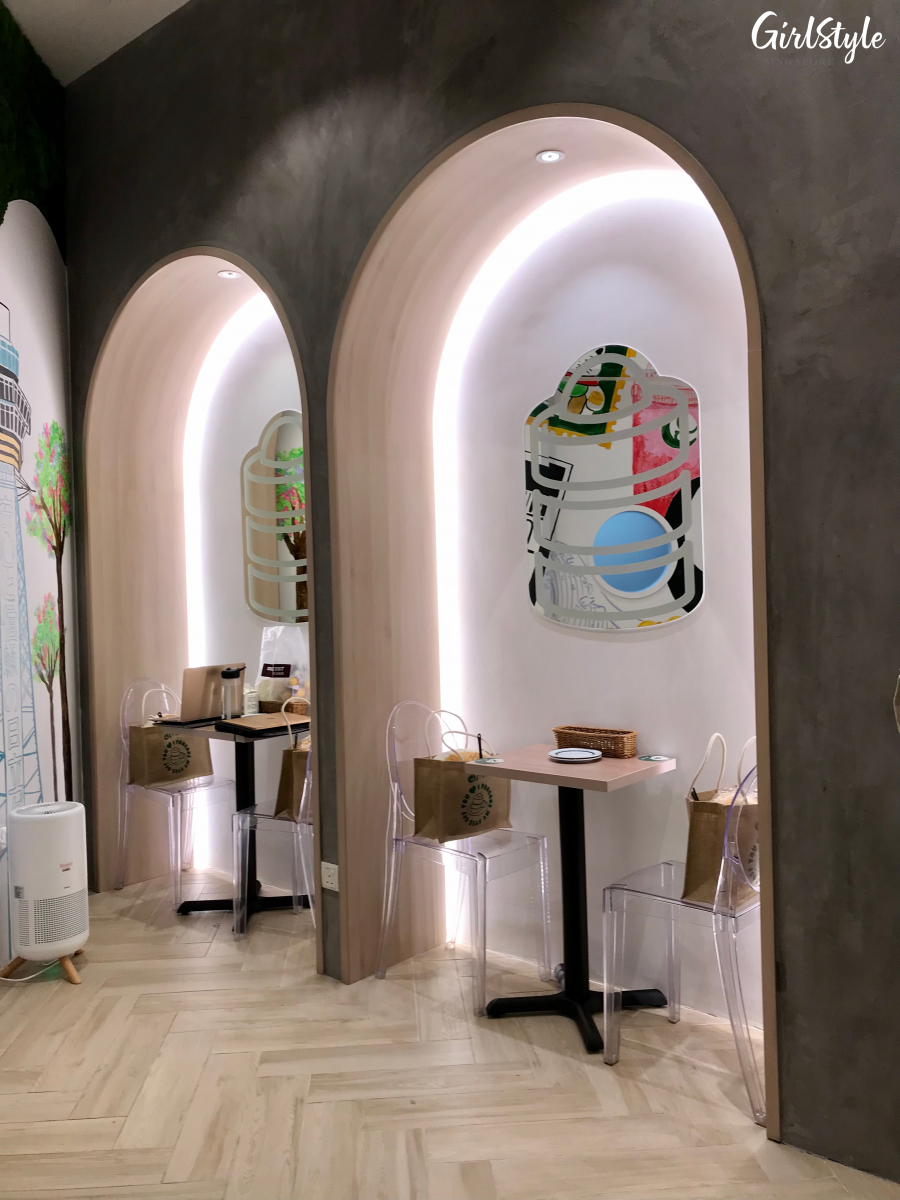 gram cafe waterway point interior