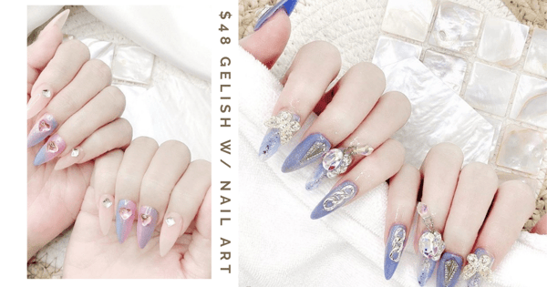 Nail Salon At Dhoby Has $48 Gel Manicures With Unlimited Designs Including Nail Art & Bling
