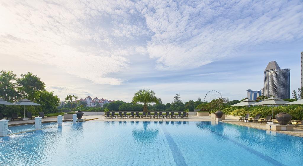 swimming pool at PARKROYAL on Beach Road Singapore hotel