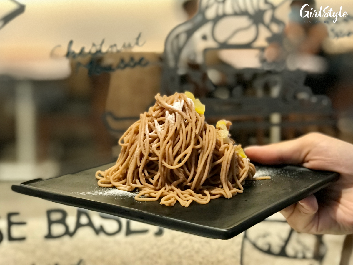cafe kuriko chestnut mont blanc singapore