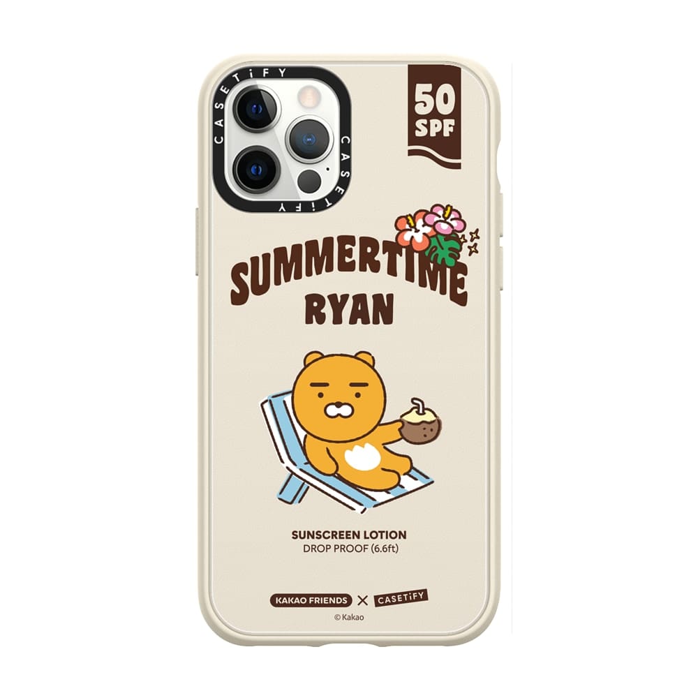 CASETiFY x KAKAO FRIENDS Ryan beige phone case