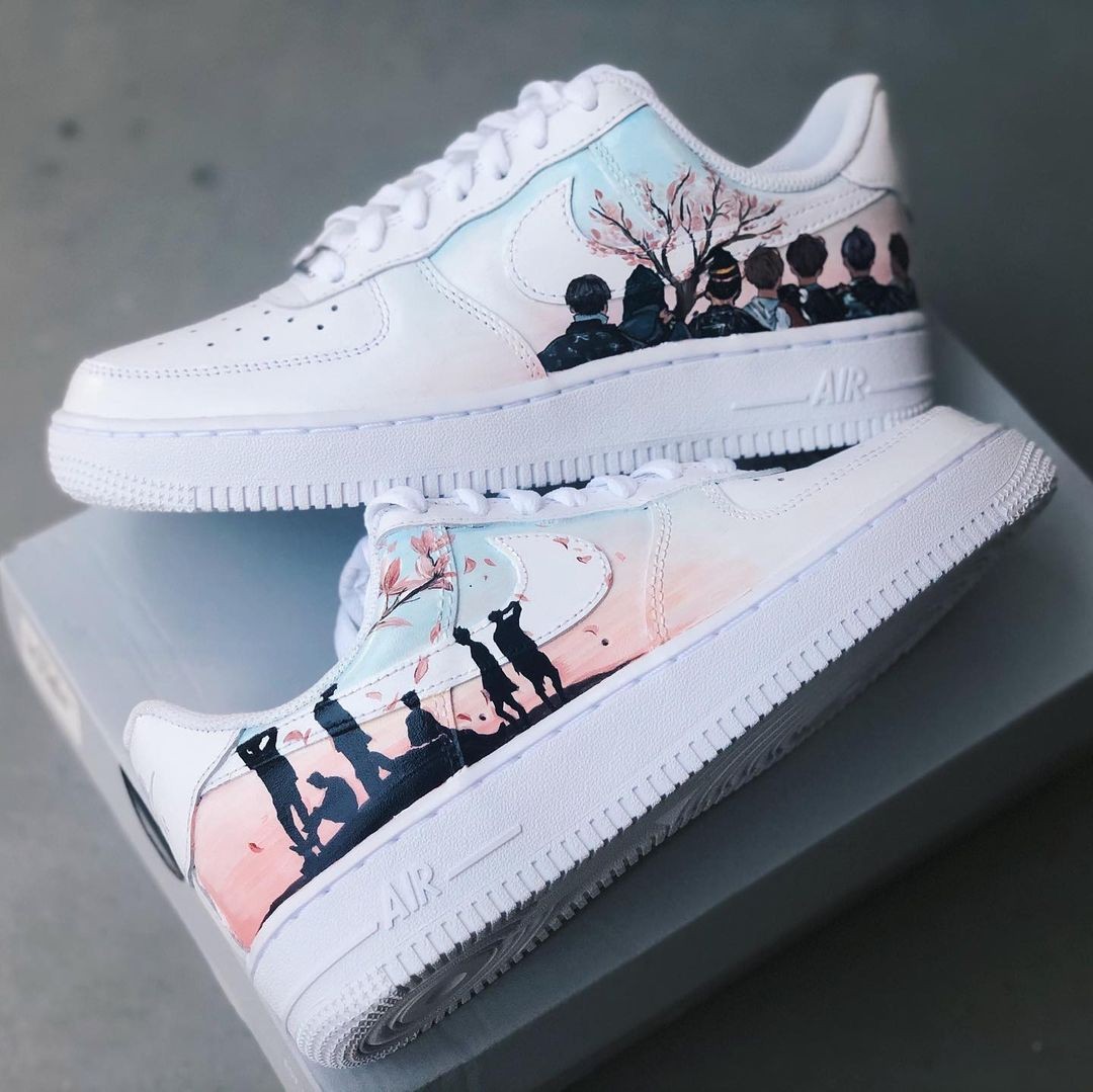 Shixian BTS customised sneakers