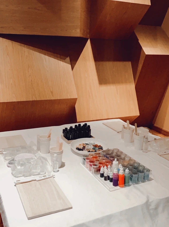 Crystal soap making workshop Singapore