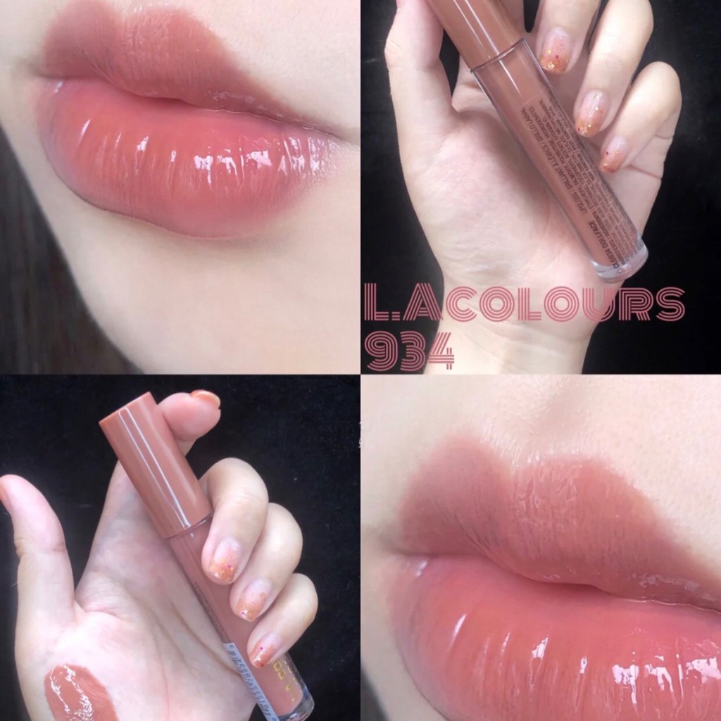 L.A. Colors High Shine Shea Butter Lip Gloss in Dollface milk tea shade