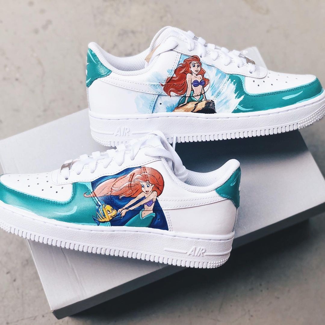 Shixian The Little Mermaid customised sneakers