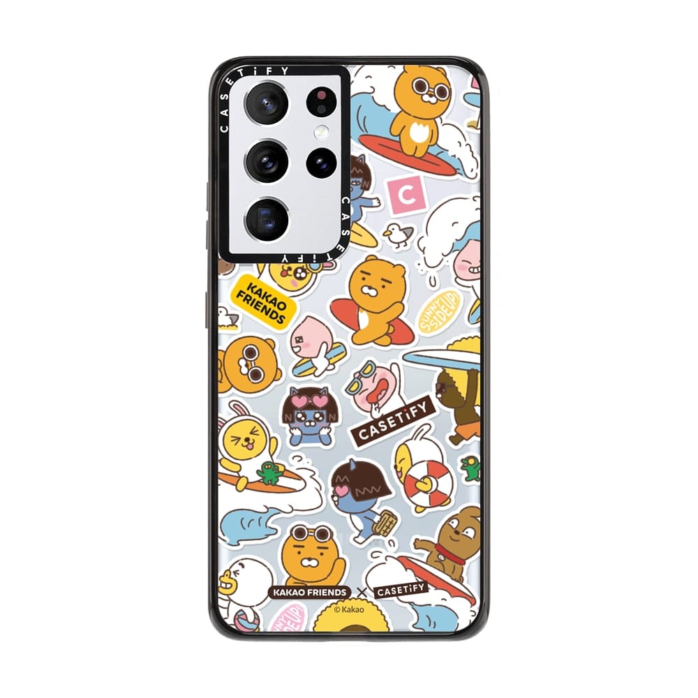 CASETiFY x KAKAO FRIENDS sticker galaxy phone case