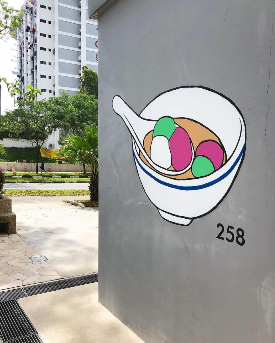 tangyuan wall mural at ang mo kio singapore