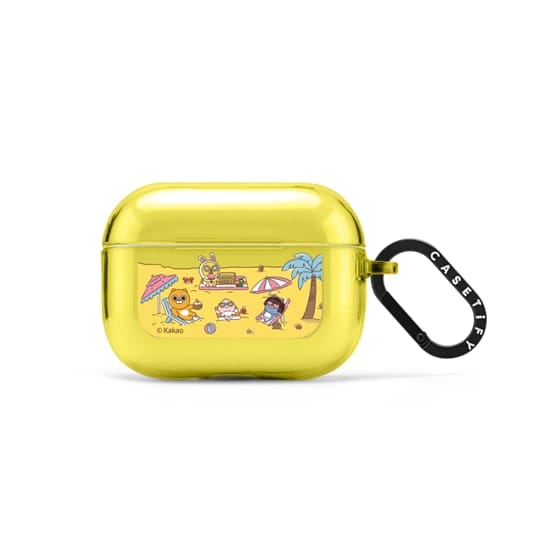 CASETiFY x KAKAO FRIENDS yellow AirPods Pro case