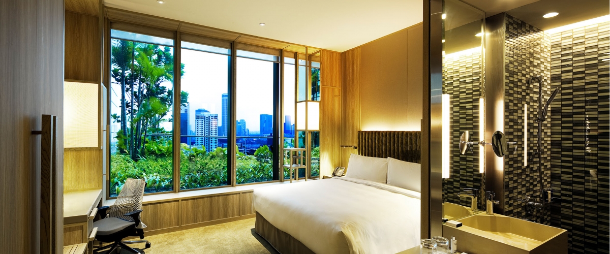 urban hotel room at PARKROYAL COLLECTION Pickering singapore