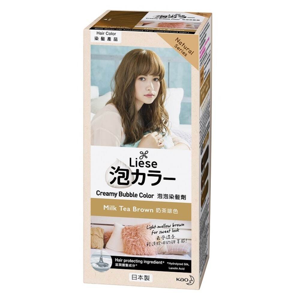 liese bubble milk tea brown box dye