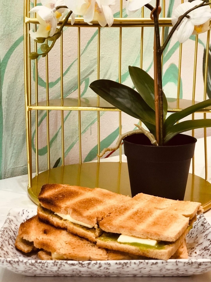 singapore kaya butter toast at Whiskit Bakery & Cafe