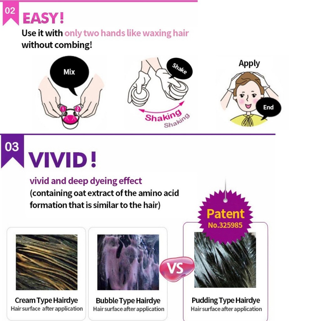 eZn hair dye instructions