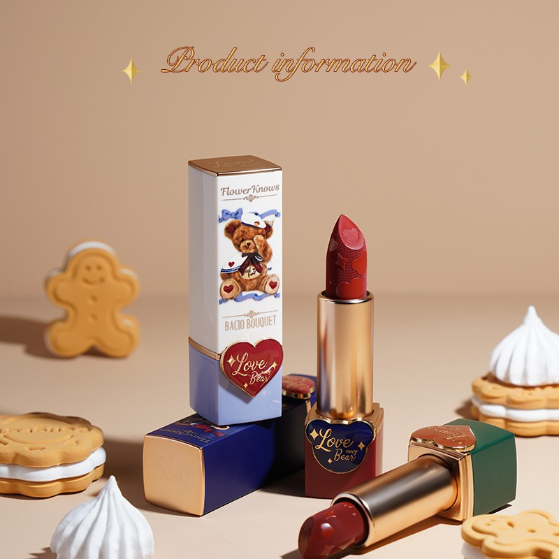 Flower Knows Love Bear lipstick Singapore